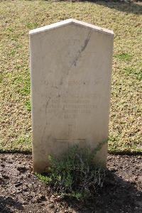Ismailia War Memorial Cemetery - McLaren, J A